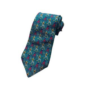 ROOSTER WEST END COLLECTION ALL SILK Baseball THEMED NECK TIE. MADE IN U.S.A.
